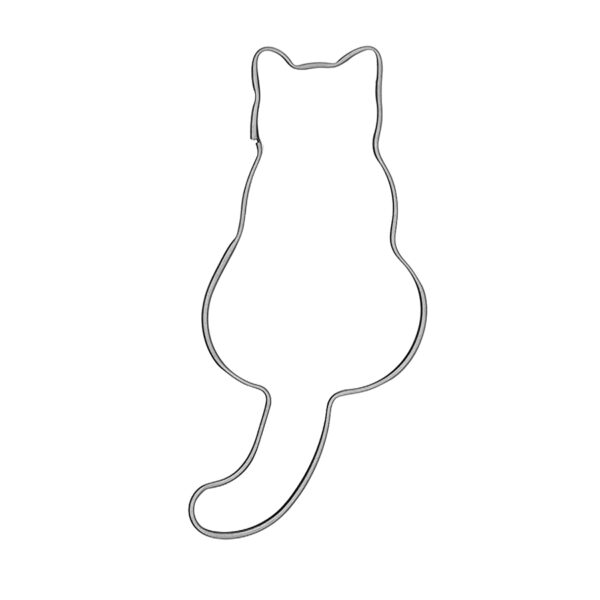 Katze sitzend - Keksausstecher