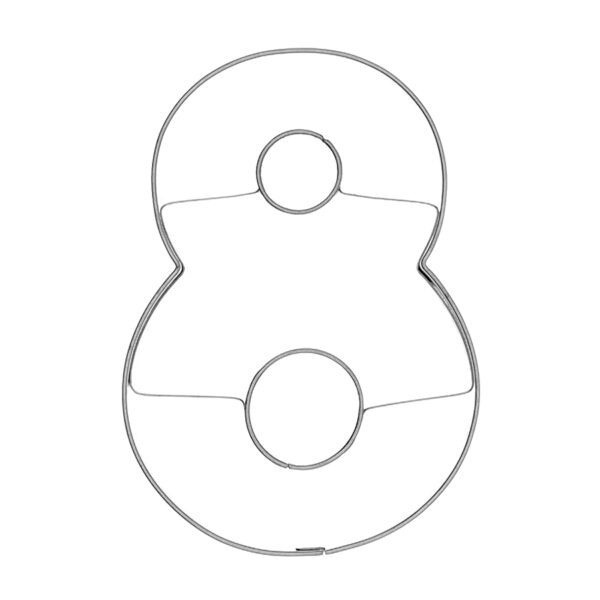 Zahl 8 - Keksausstecher